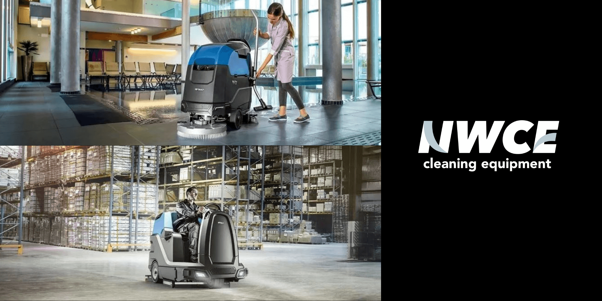 Examples of floor cleaning machines available at NWCE
