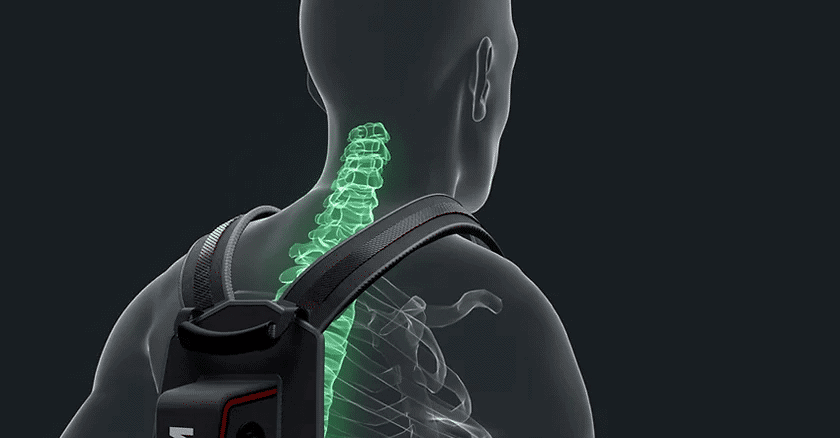 Spine And Neck Image With Backpack