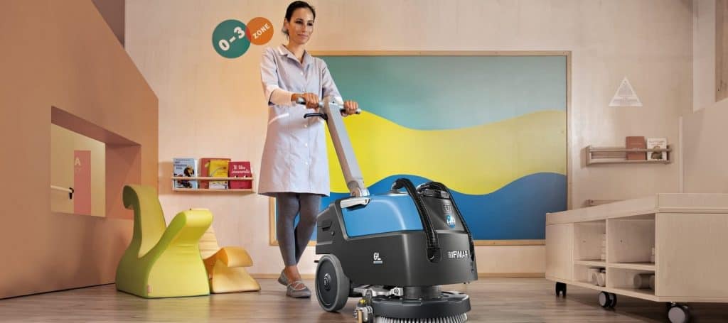 Fimap GL commercial scrubber dryer